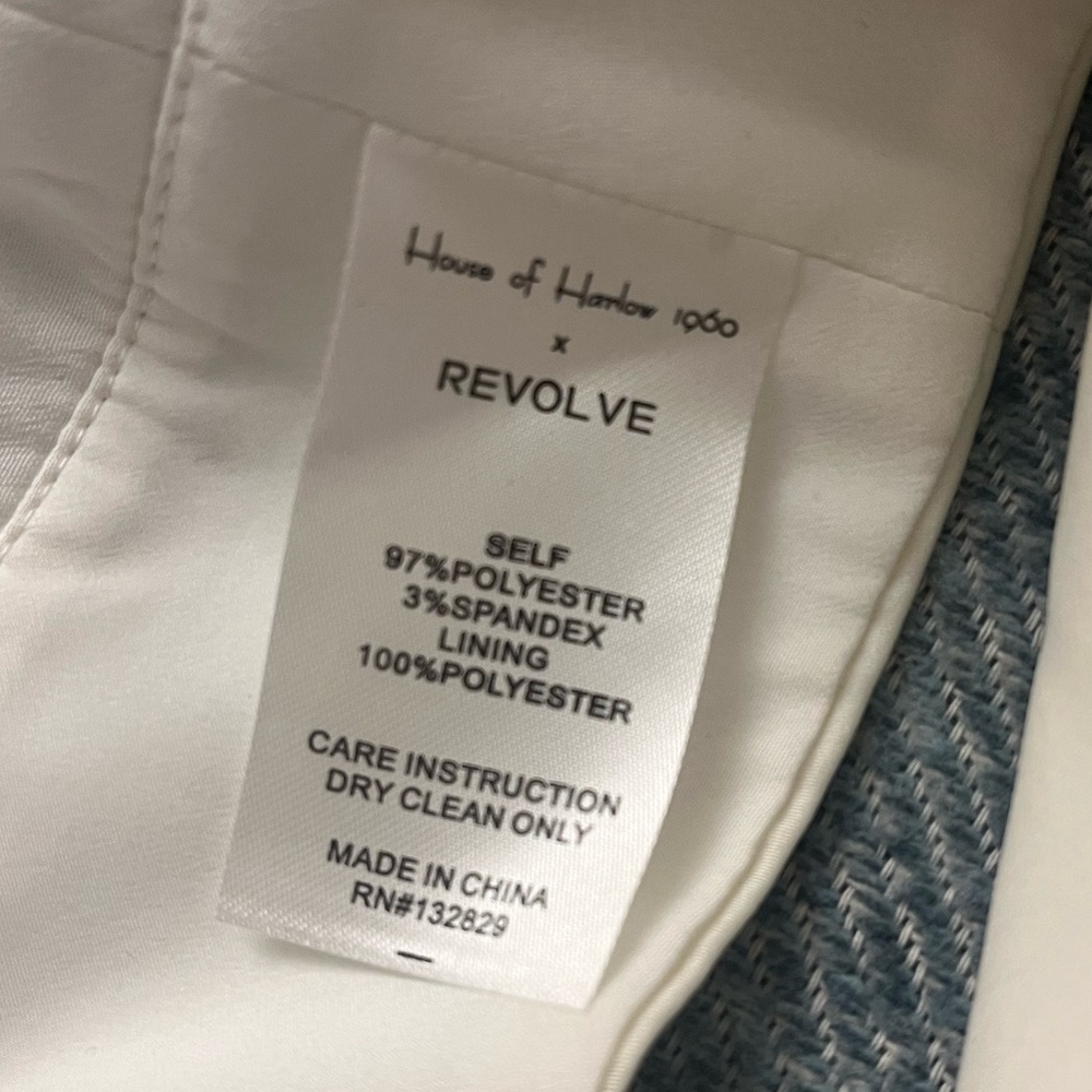 House of Harlow 1960 x Revolve White Crop Top Size Small - Picture 4 of 7